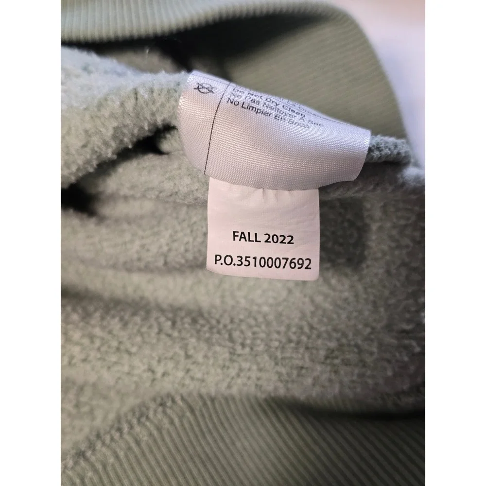 Carhartt Womens Relaxed Fit Graphic Sleeve Hoodie Sage Green TS0288-W Small - Picture 5 of 9